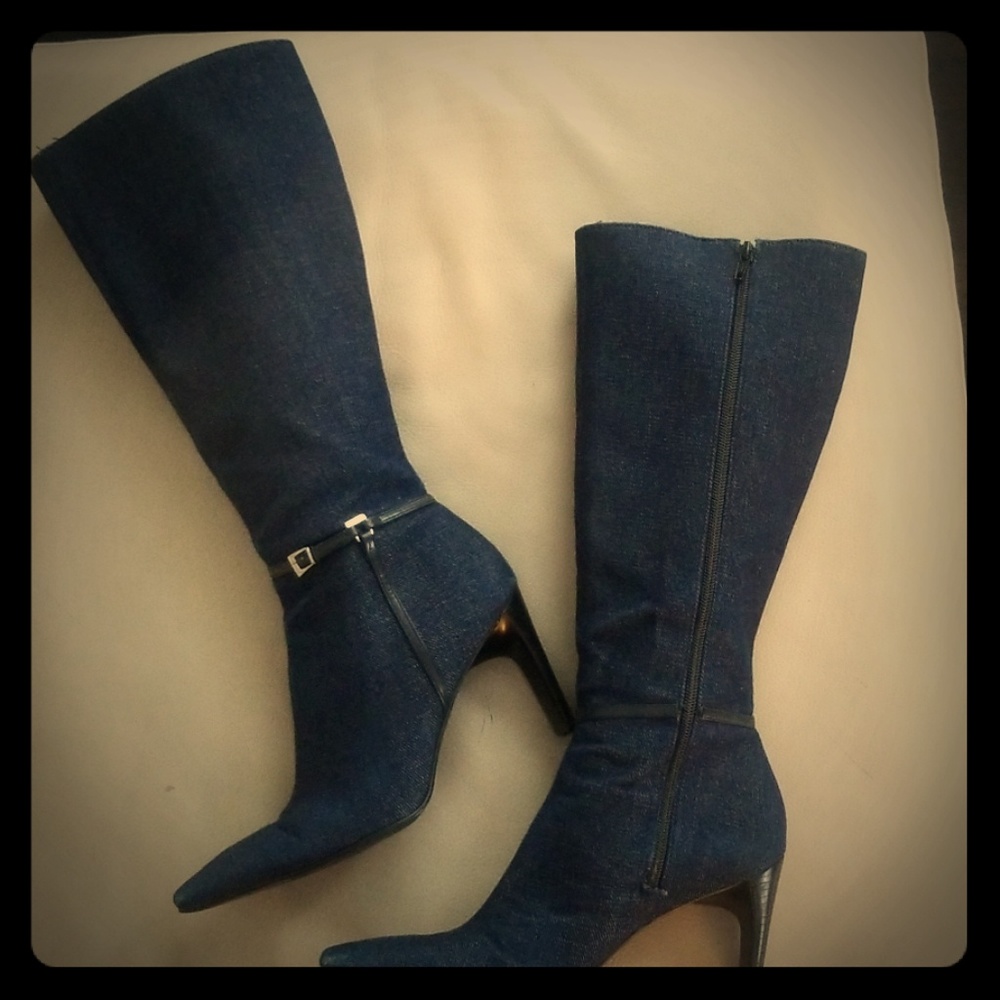 NINE WEST knee length boots